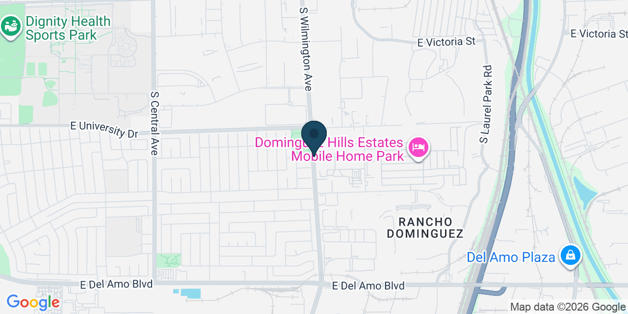 Map showing Los Angeles County, CA