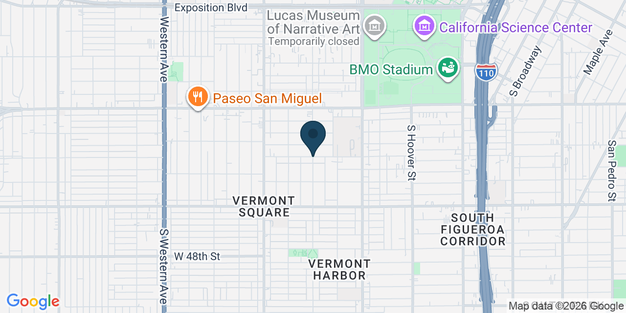 Map showing Los Angeles, Los Angeles County, CA