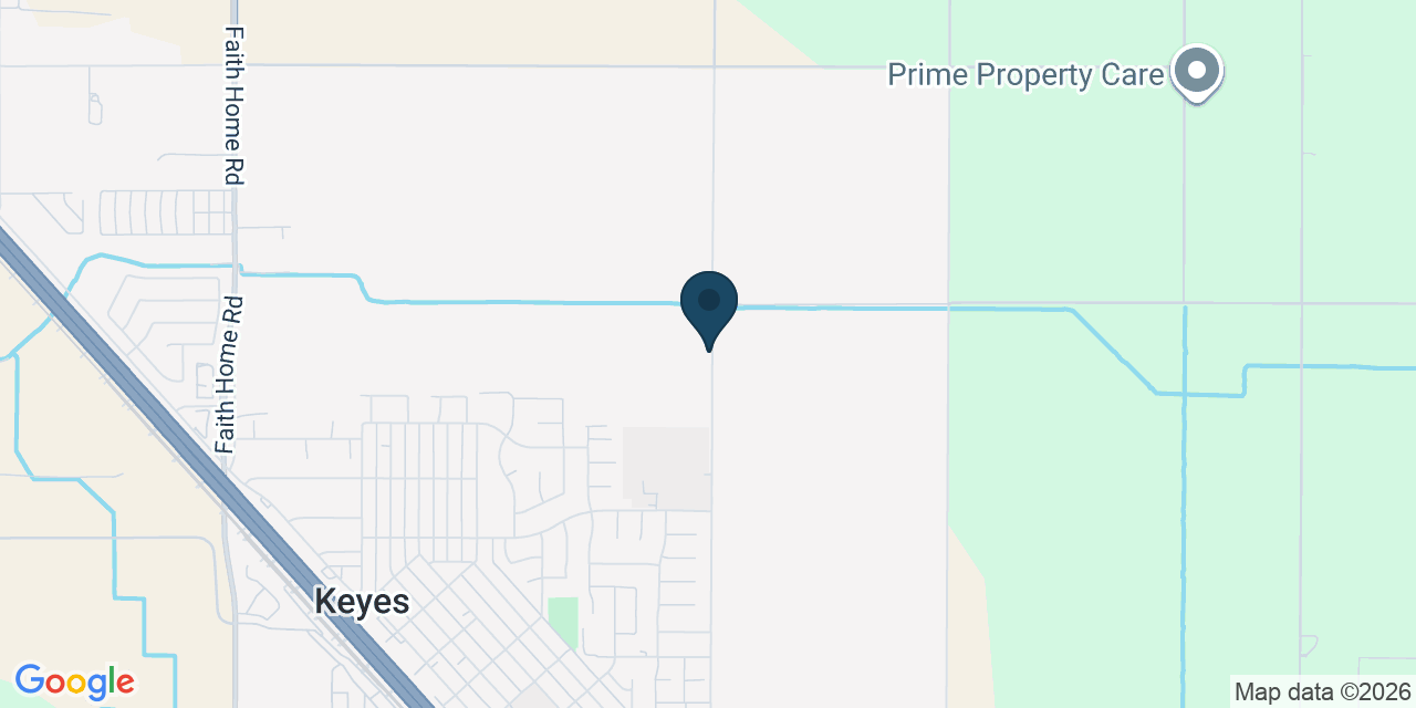 Map showing Hughson, Stanislaus County, CA