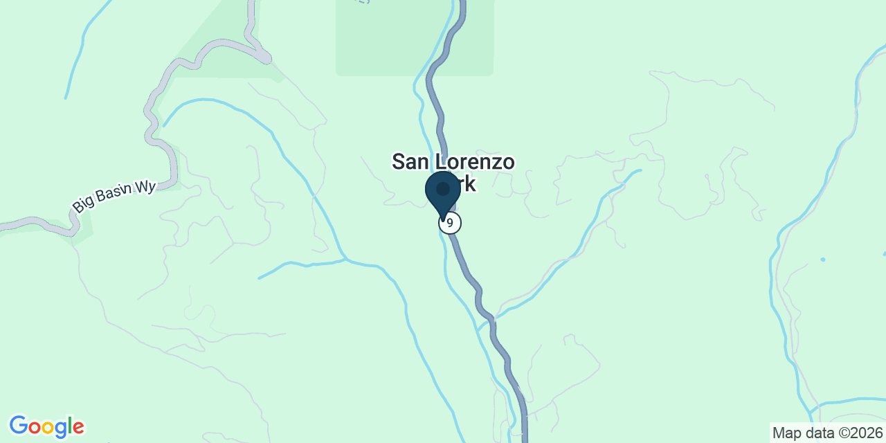 Map showing Boulder Creek, Santa Cruz County, CA