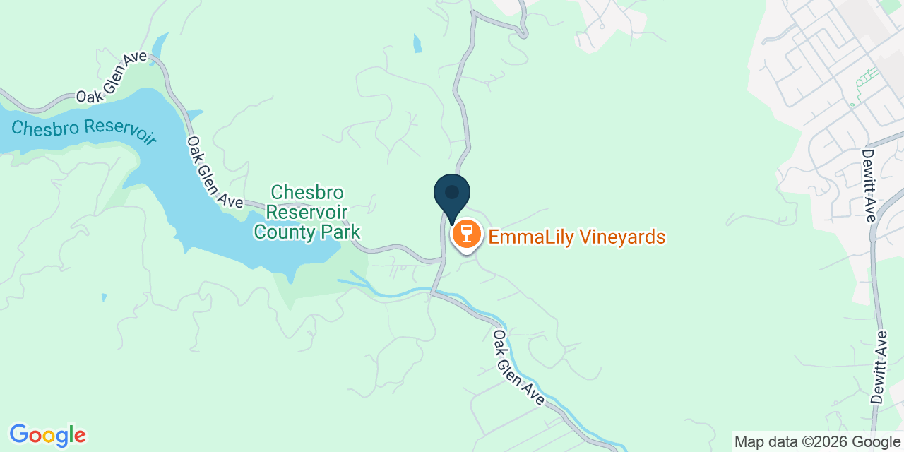Map showing Morgan Hill, Santa Clara County, CA