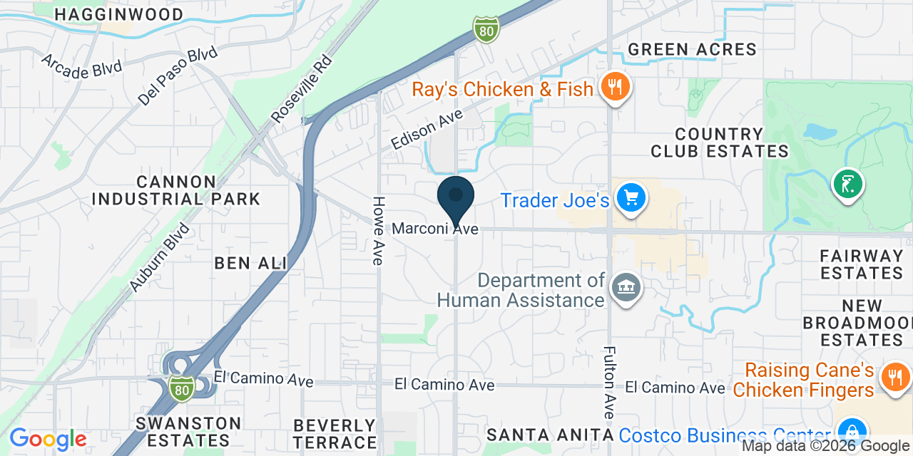 Map showing Arden-Arcade, Sacramento County, CA