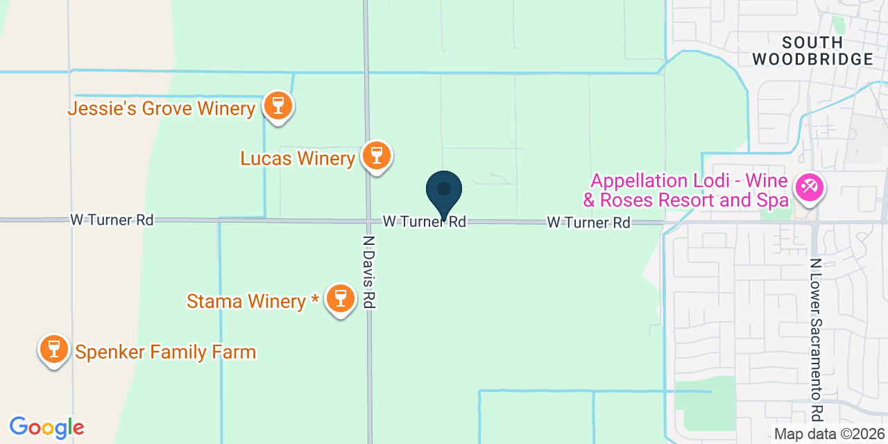 Map showing Lodi, San Joaquin County, CA