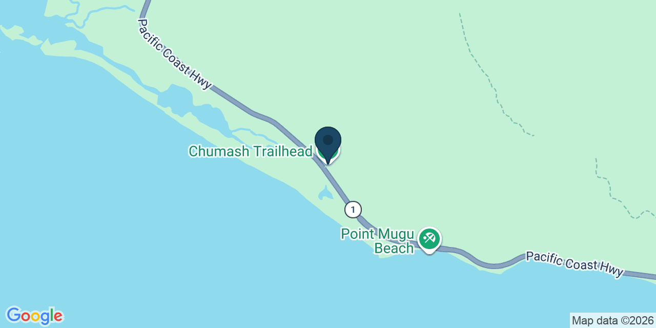 Map showing Malibu, Ventura County, CA