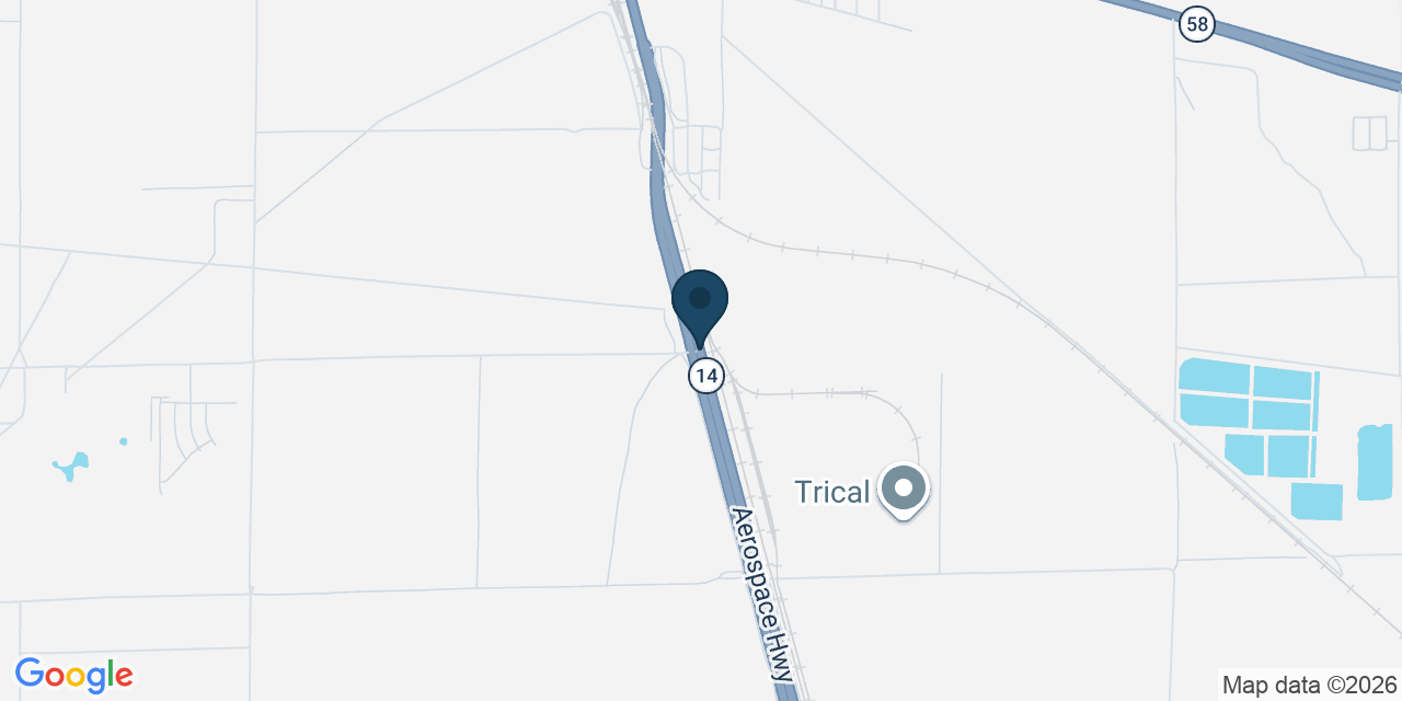 Map showing Mojave, Kern County, CA