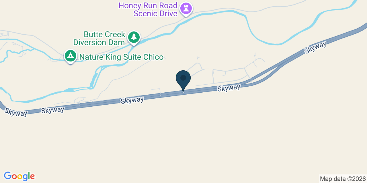 Map showing Chico, Butte County, CA