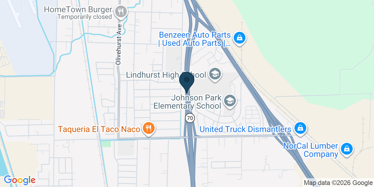 Map showing California