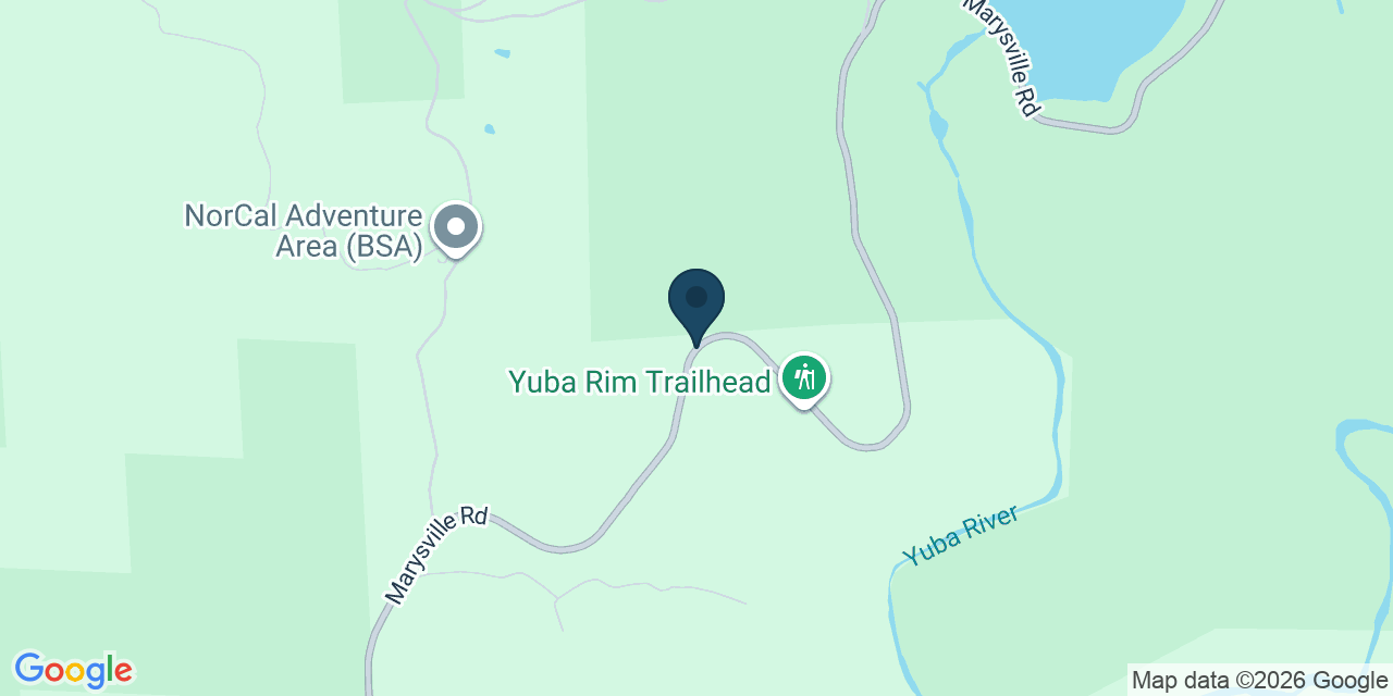 Map showing Dobbins, Yuba County, CA
