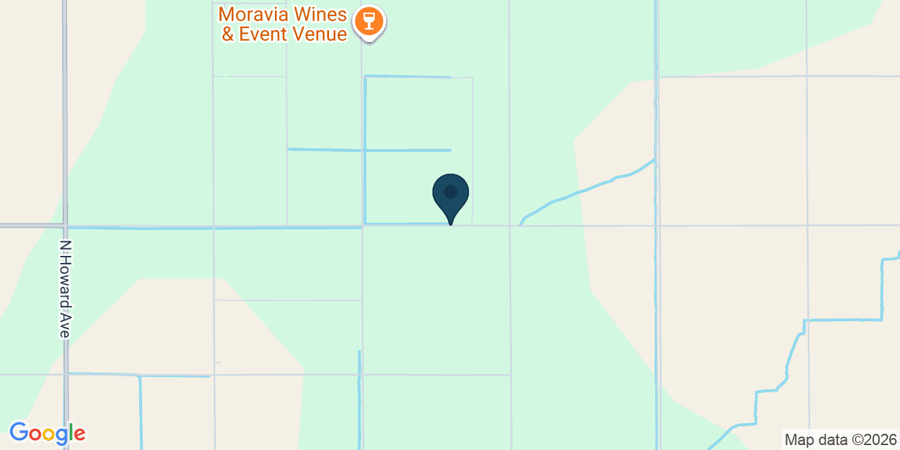 Map showing Fresno County, CA