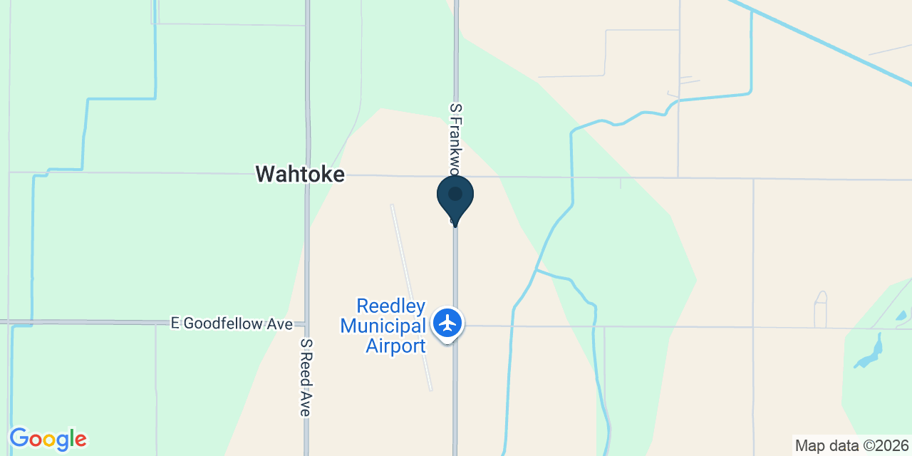 Map showing Fresno County, CA
