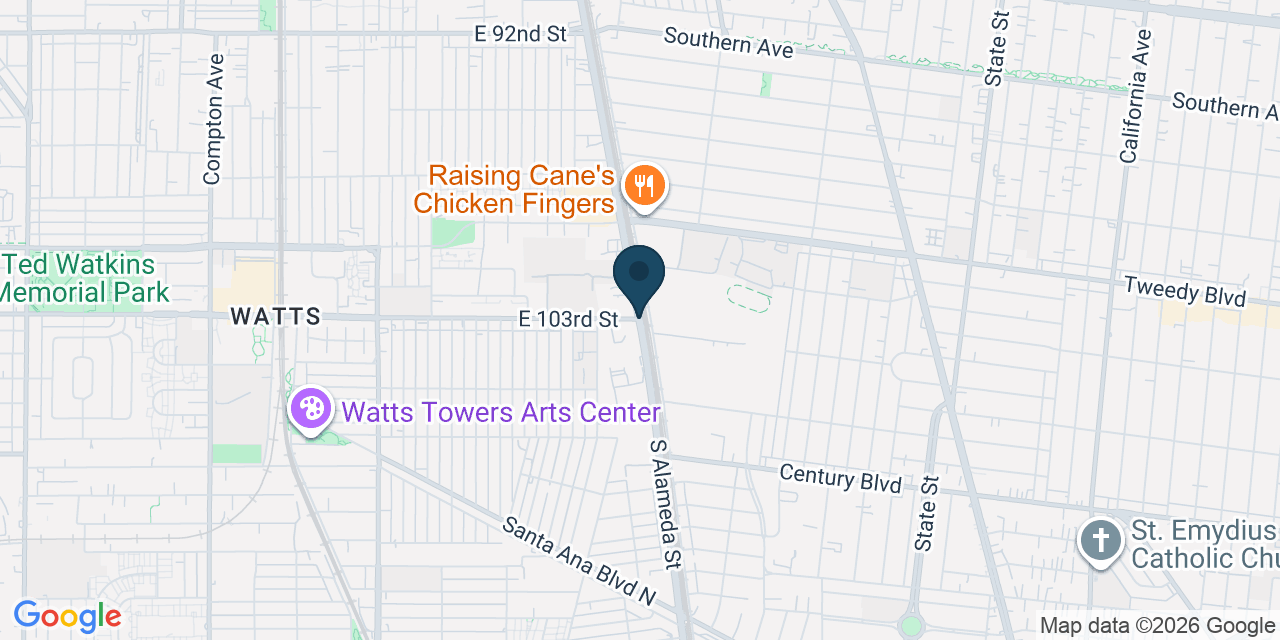 Map showing Los Angeles, Los Angeles County, CA