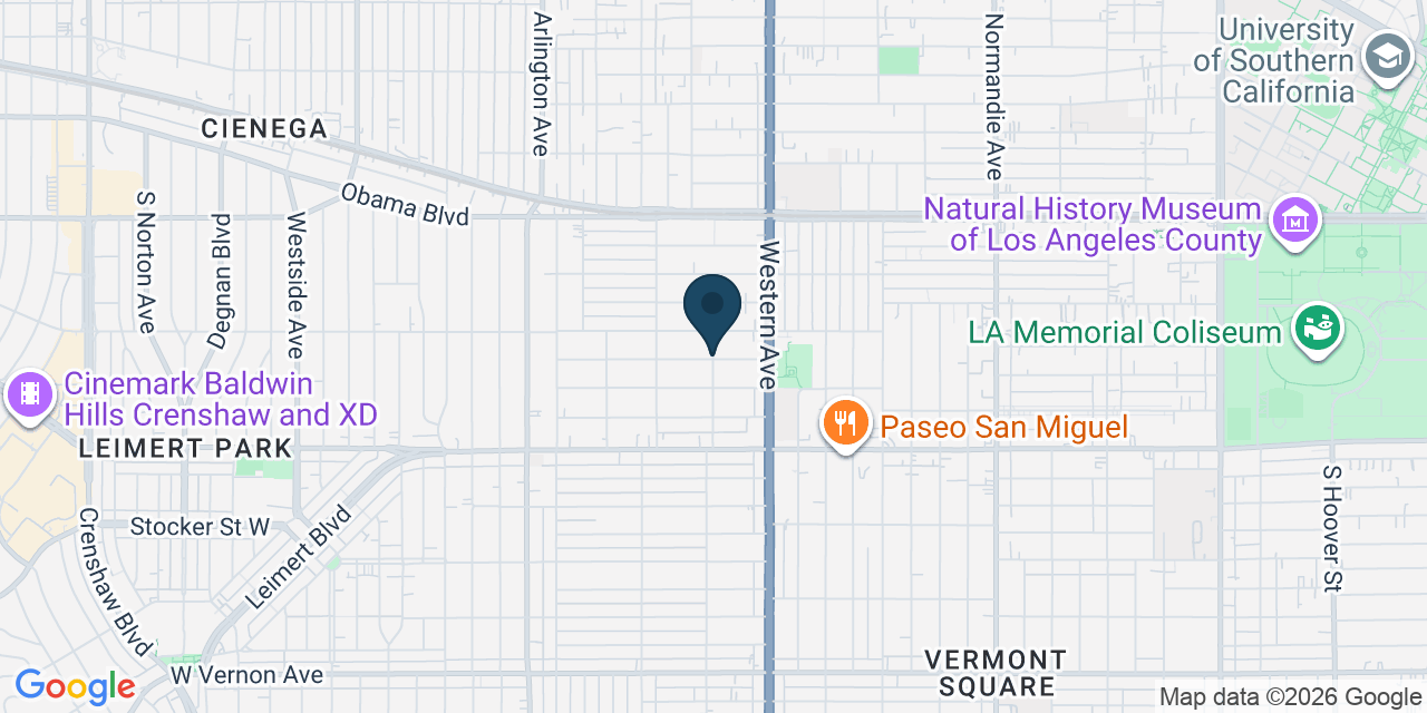 Map showing Los Angeles, Los Angeles County, CA