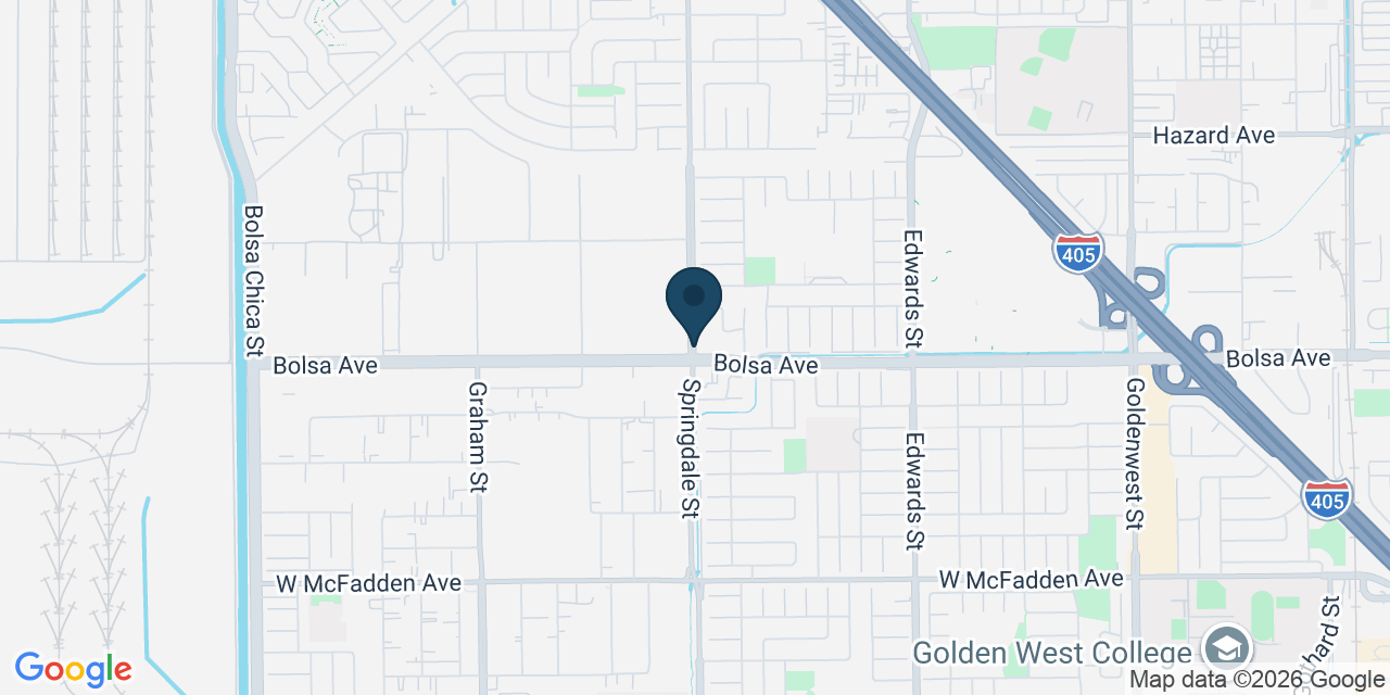 Map showing Orange County, CA