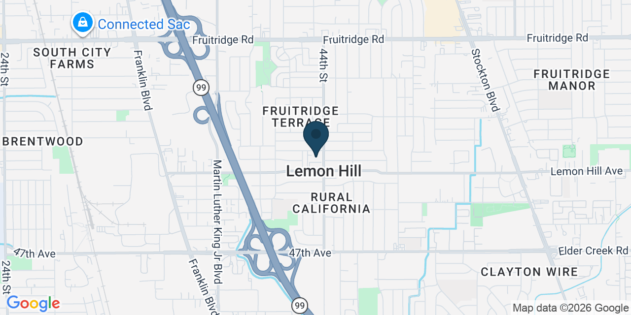 Map showing Sacramento, Sacramento County, CA