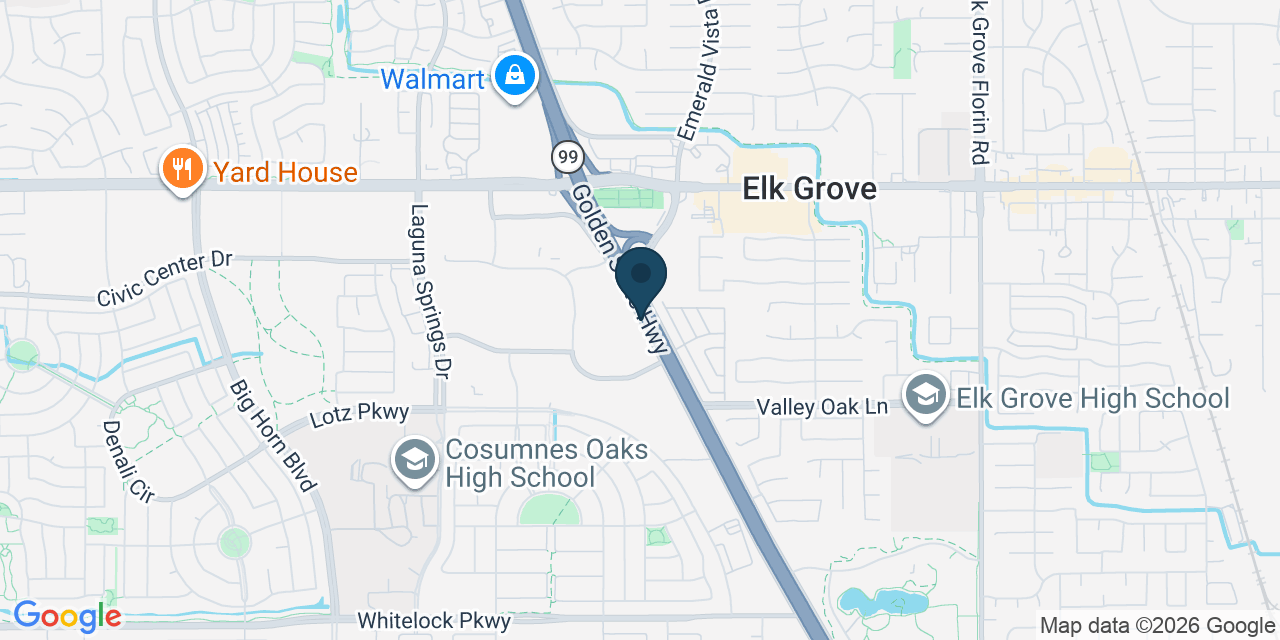 Map showing Sacramento County, CA