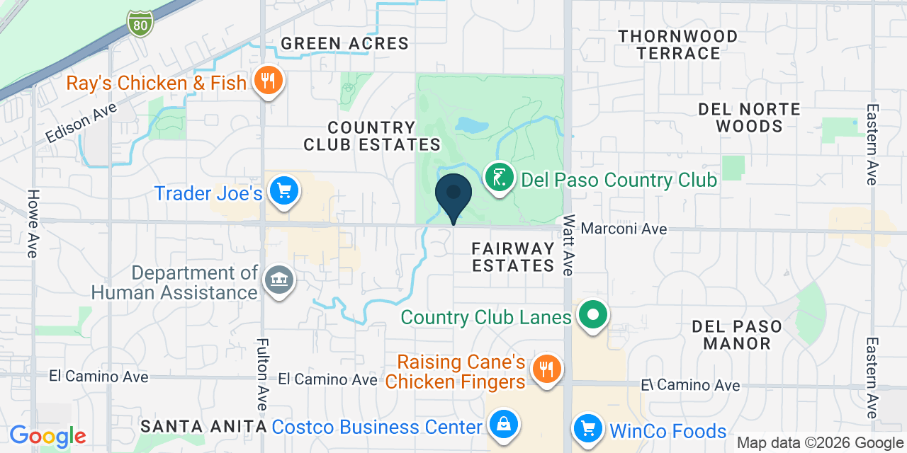 Map showing Sacramento, Sacramento County, CA