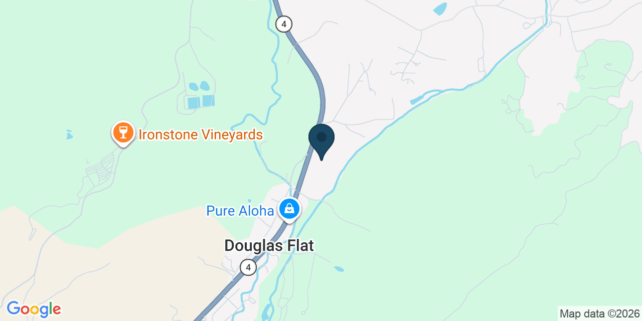 Map showing Douglas Flat, Calaveras County, CA