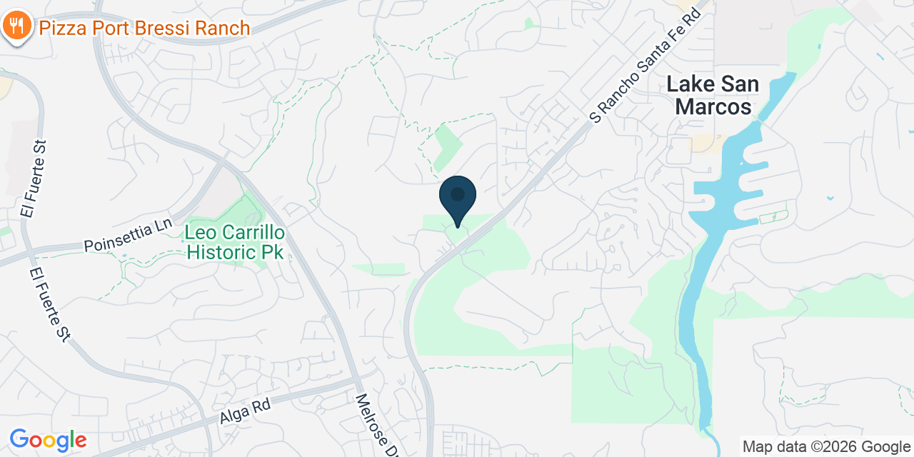 Map showing San Marcos, San Diego County, CA