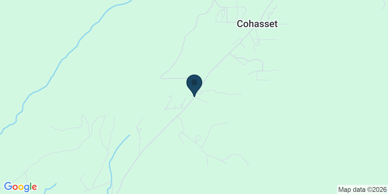 Map showing Cohasset, Butte County, CA