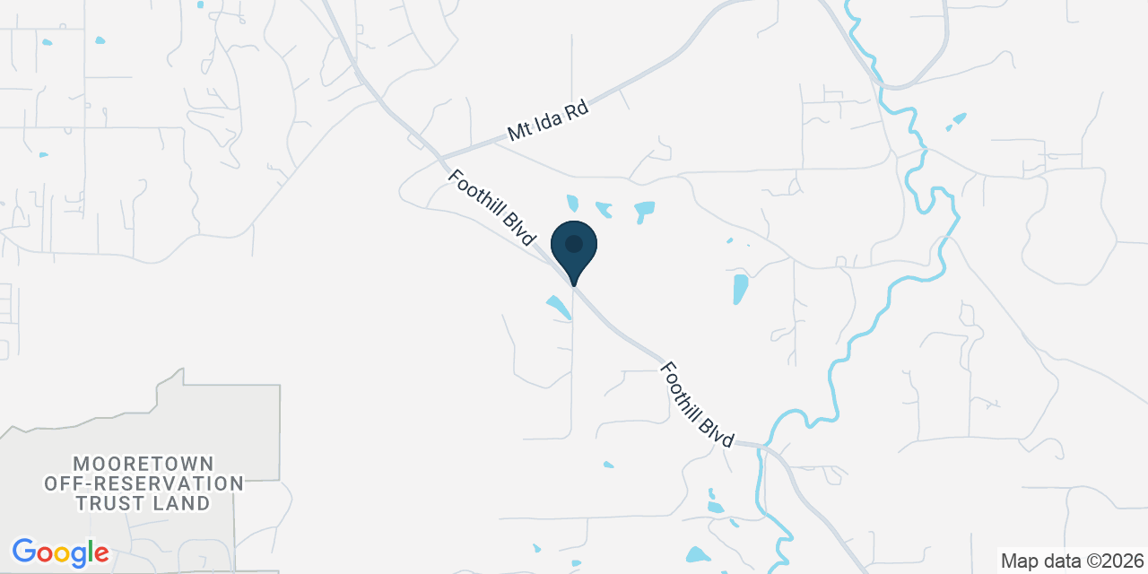 Map showing Oroville East, Butte County, CA