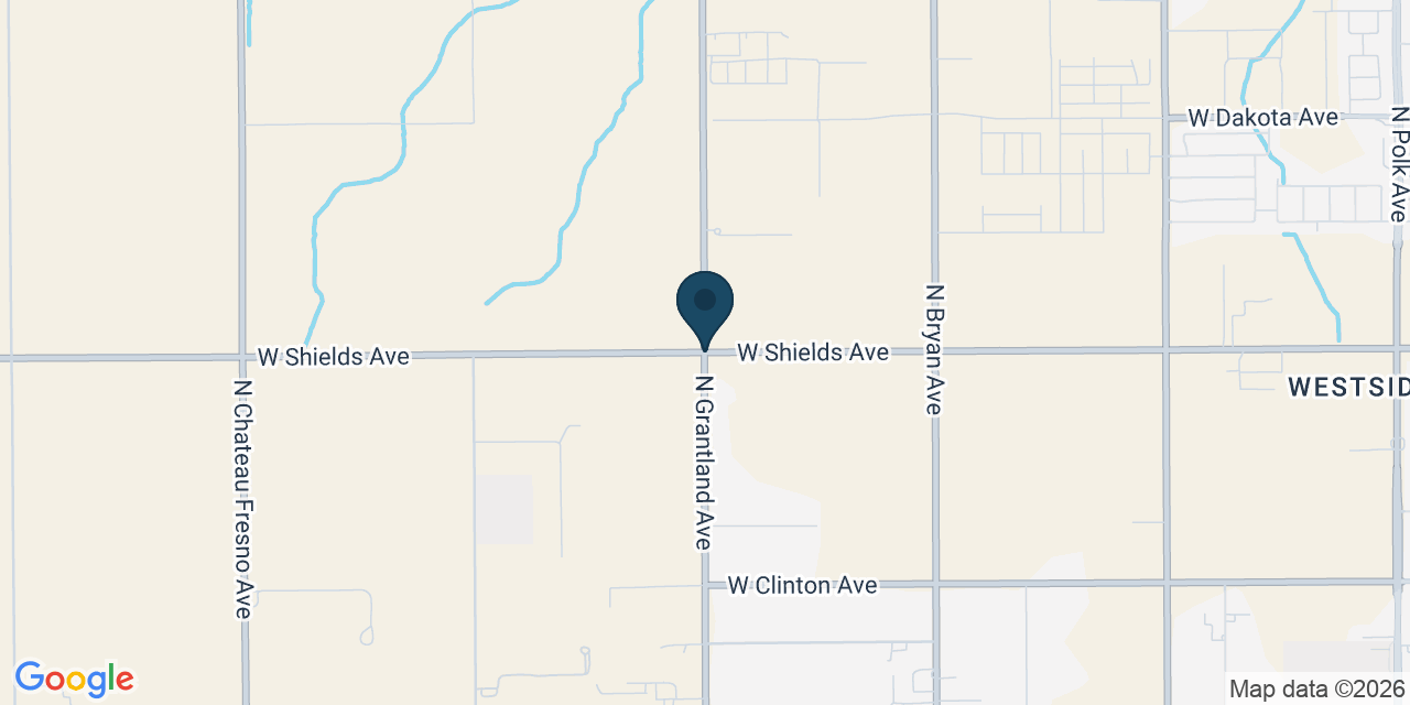 Map showing Westside, Fresno County, CA