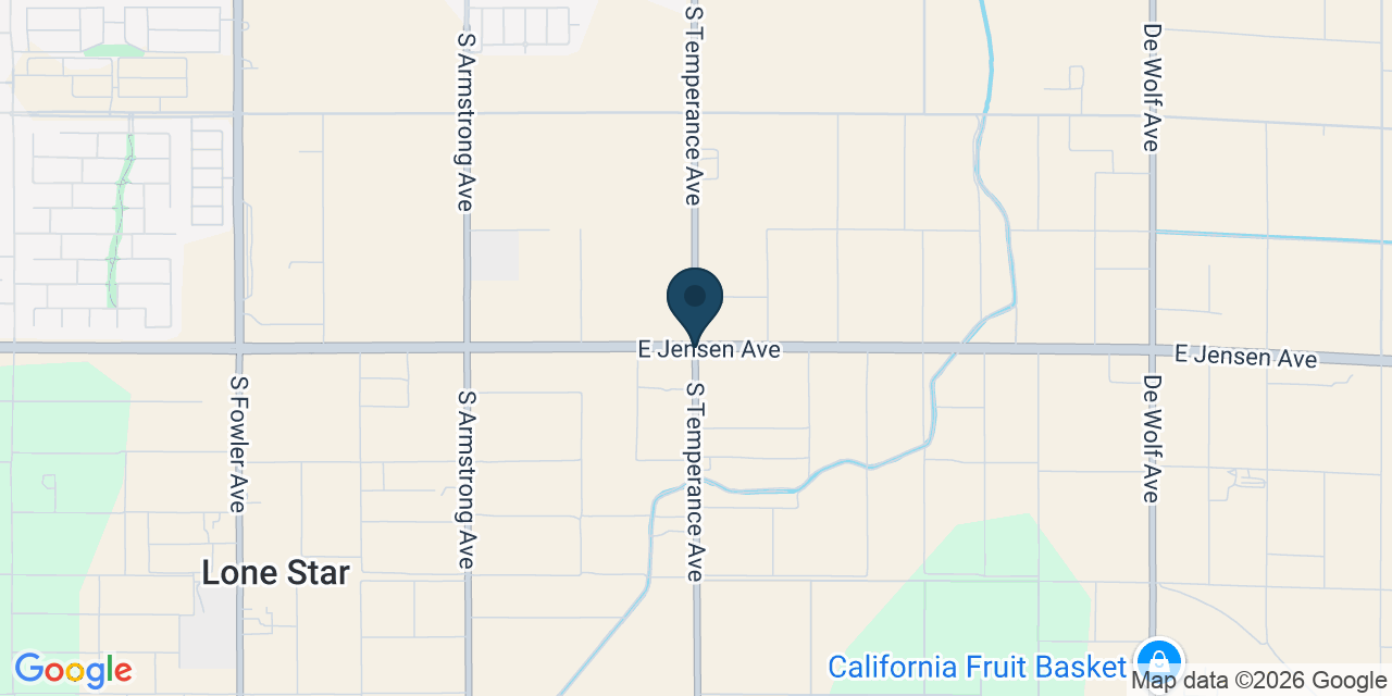 Map showing Roosevelt, Fresno County, CA