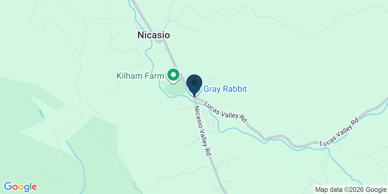 Map showing Nicasio, Marin County, CA