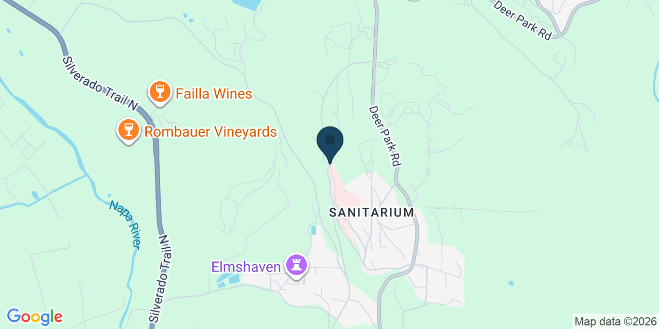 Map showing Deer Park, Napa County, CA