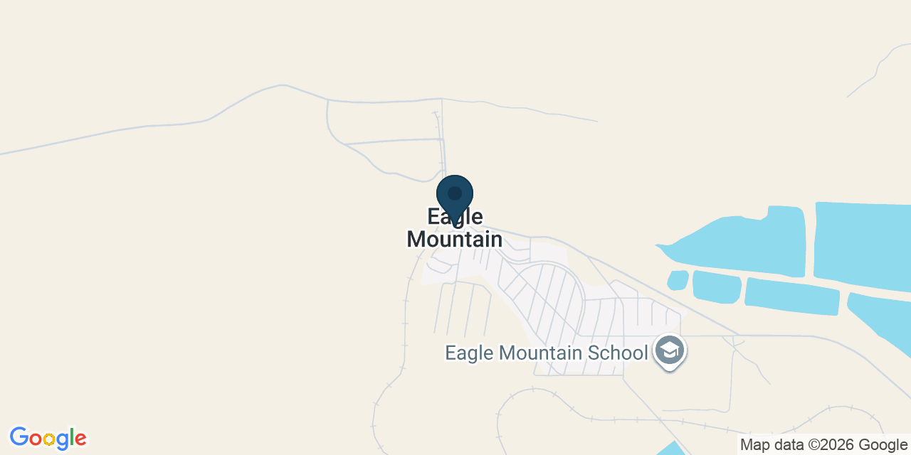 Map showing Eagle Mountain, Riverside County, CA