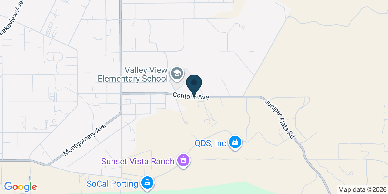 Map showing Riverside County, CA