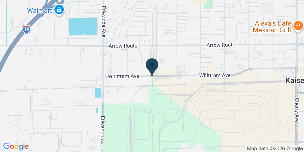 Map showing Rancho Cucamonga, San Bernardino County, CA