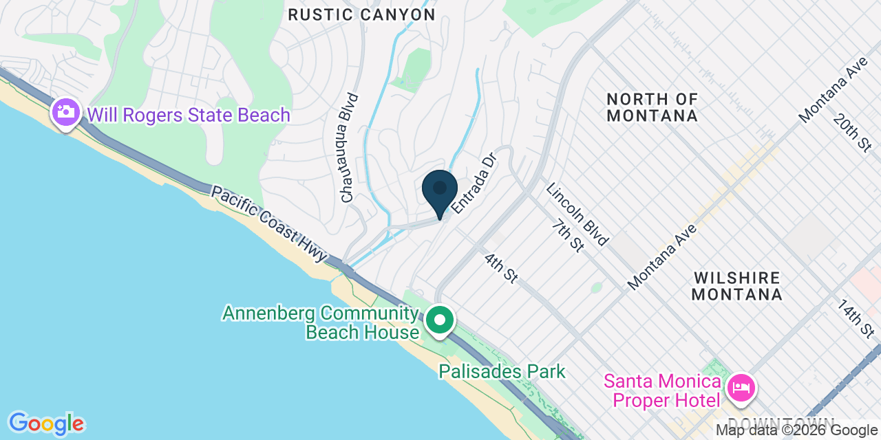 Map showing Los Angeles, Los Angeles County, CA