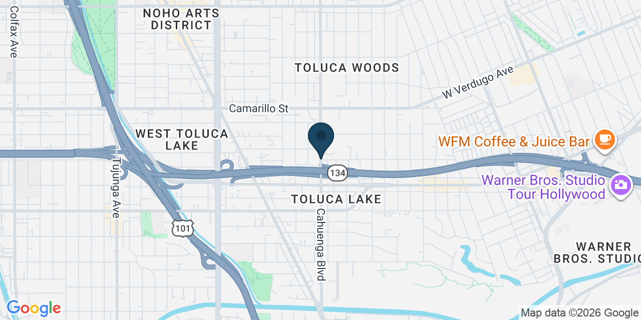 Map showing Los Angeles, Los Angeles County, CA