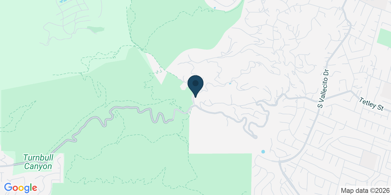 Map showing La Puente, Los Angeles County, CA