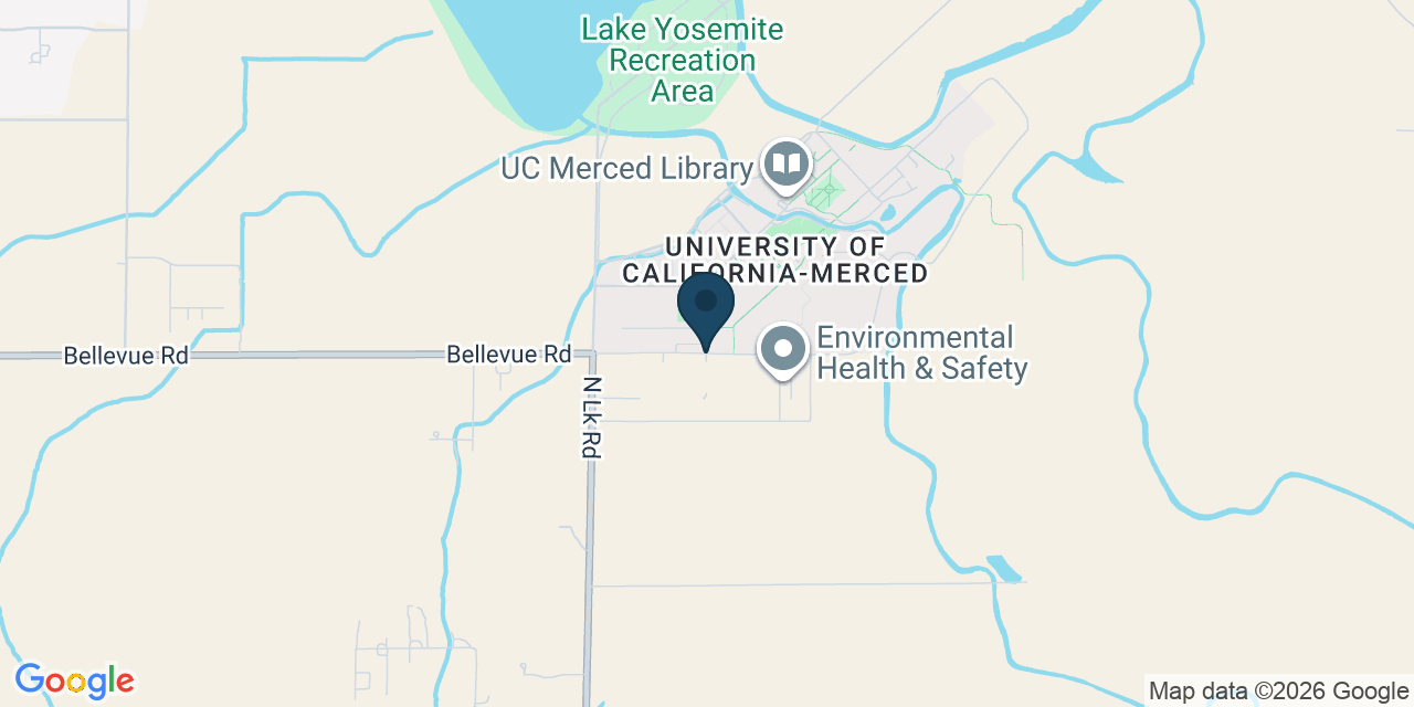 Map showing Merced, Merced County, CA