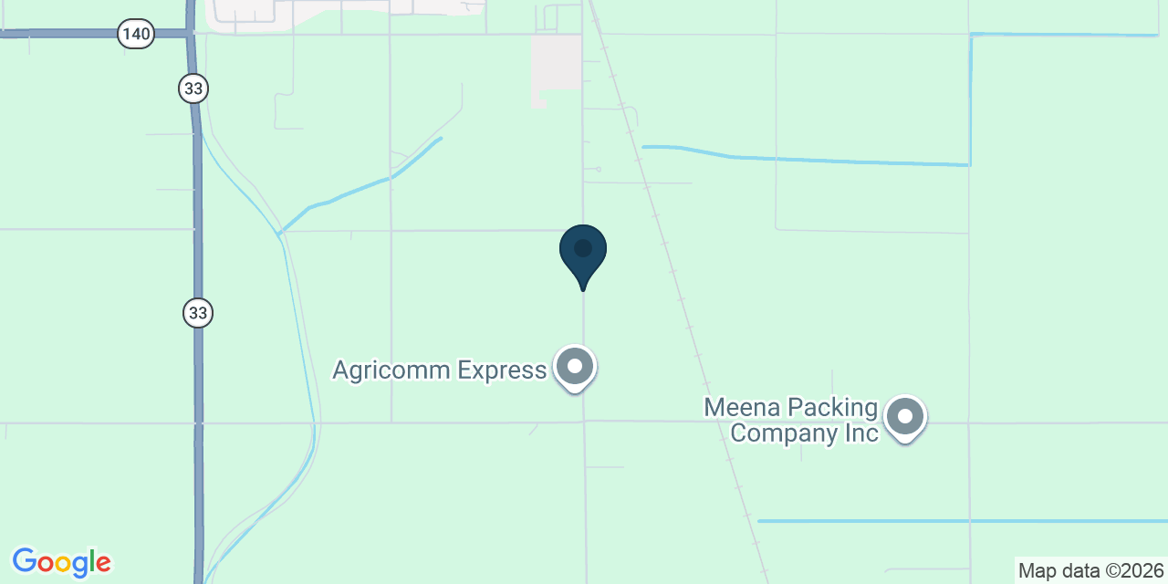 Map showing Merced County, CA