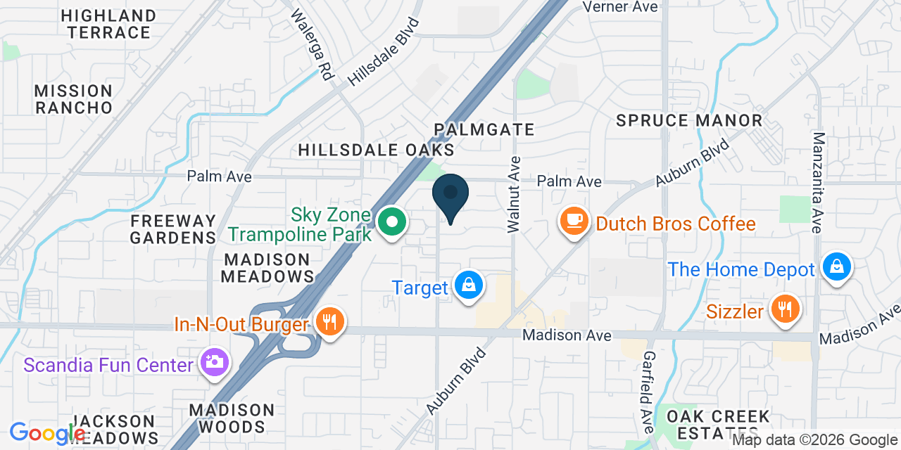 Map showing Sacramento, Sacramento County, CA