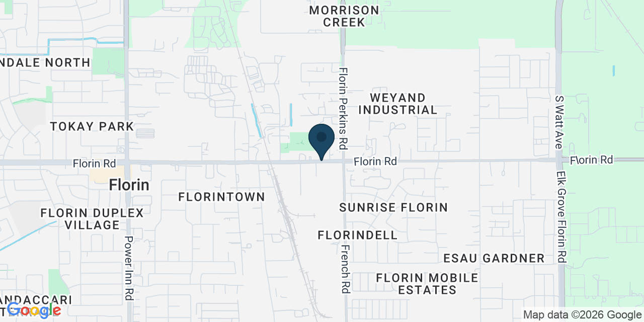 Map showing Sacramento County, CA