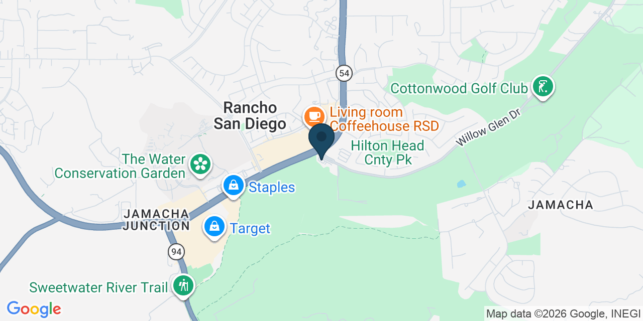 Map showing El Cajon, San Diego County, CA