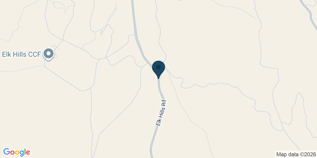 Map showing Taft, Kern County, CA