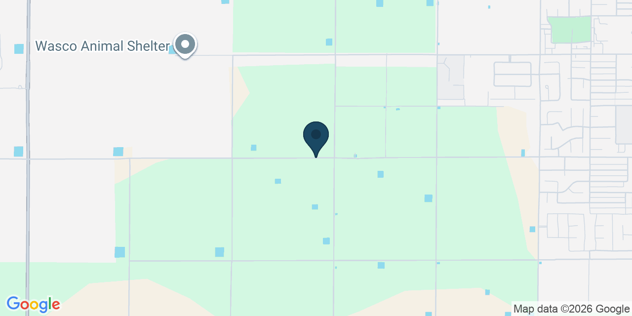 Map showing Kern County, CA
