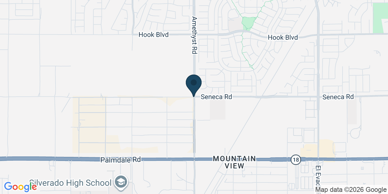 Map showing San Bernardino County, CA