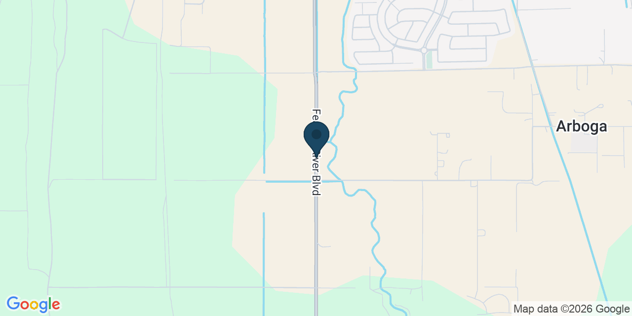 Map showing Yuba County, CA