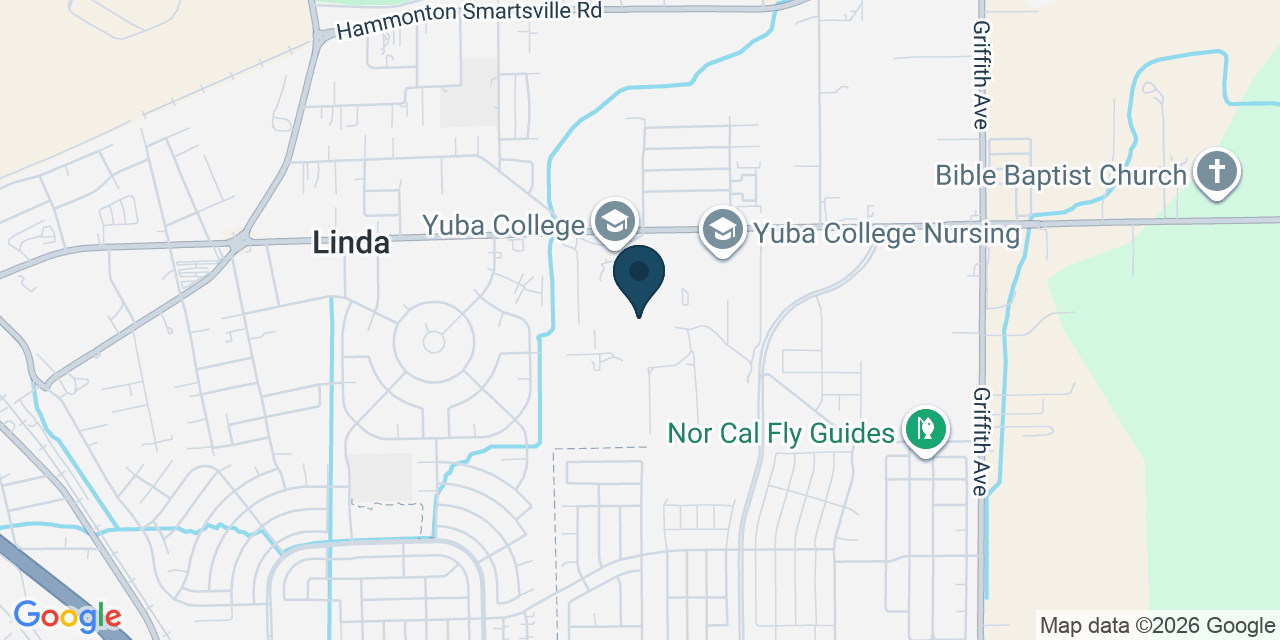 Map showing Marysville, Yuba County, CA