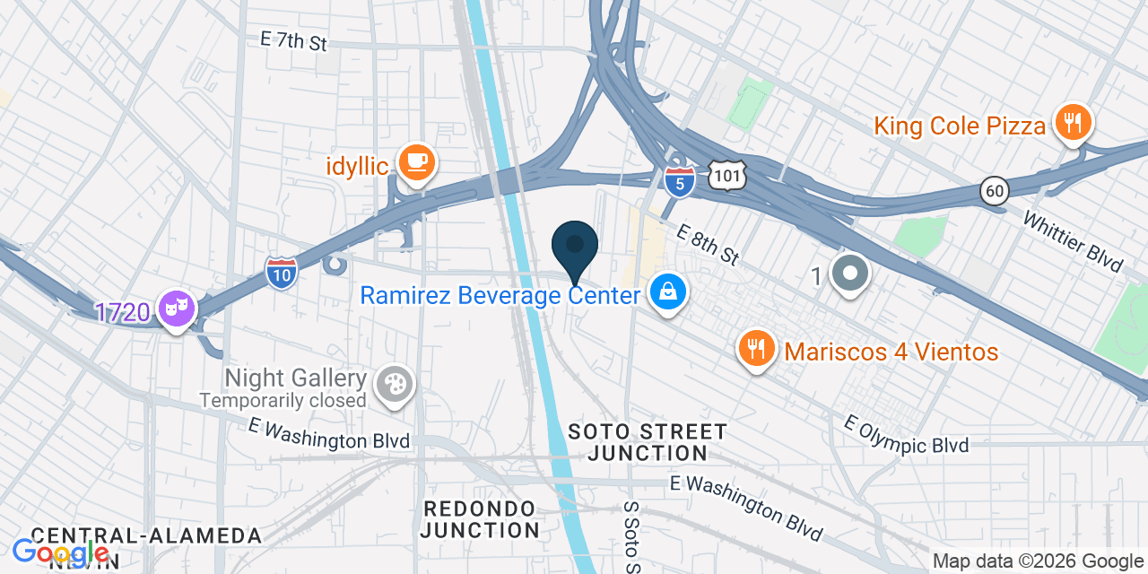 Map showing Los Angeles, Los Angeles County, CA