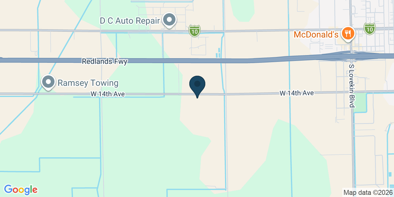 Map showing Blythe, Riverside County, CA
