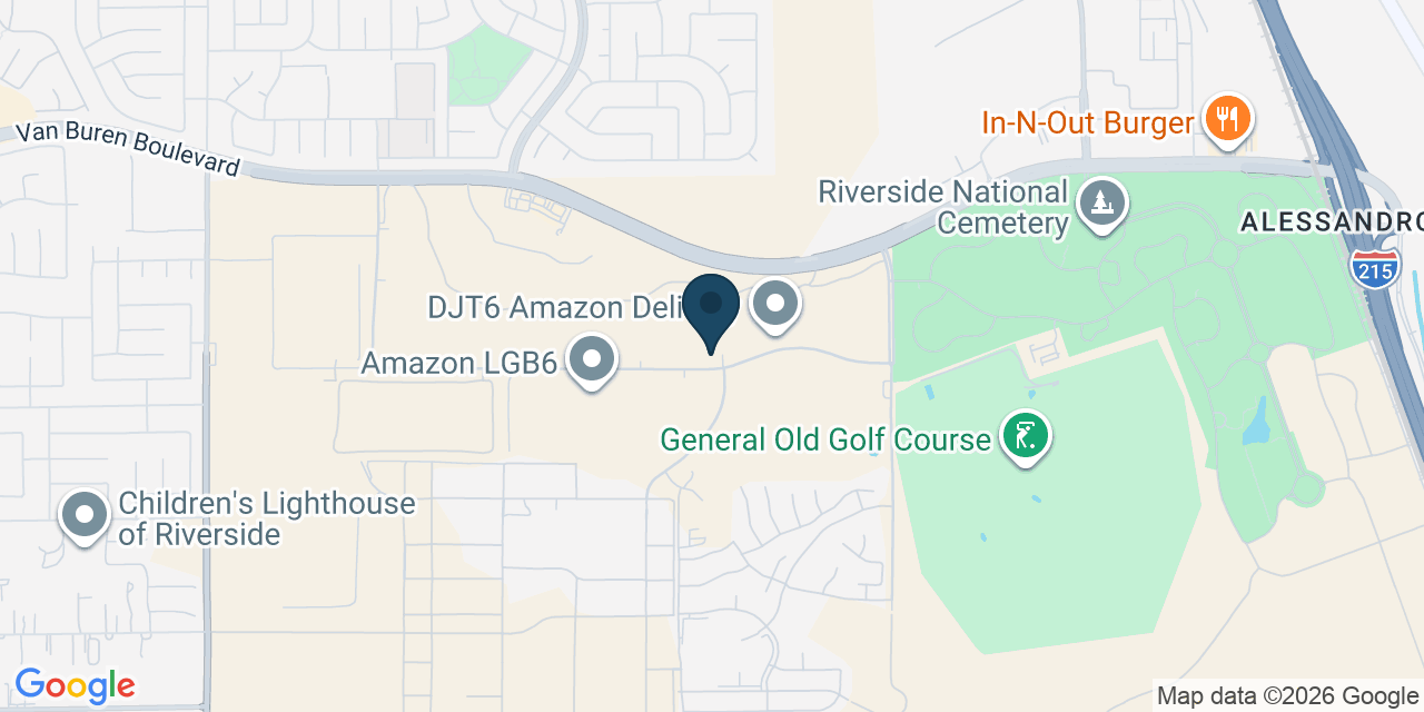 Map showing March Air Reserve Base, Riverside County, CA