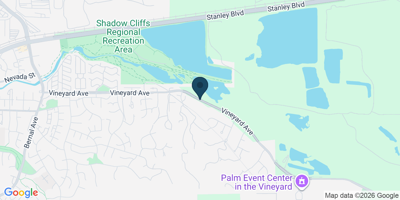 Map showing Alameda County, CA