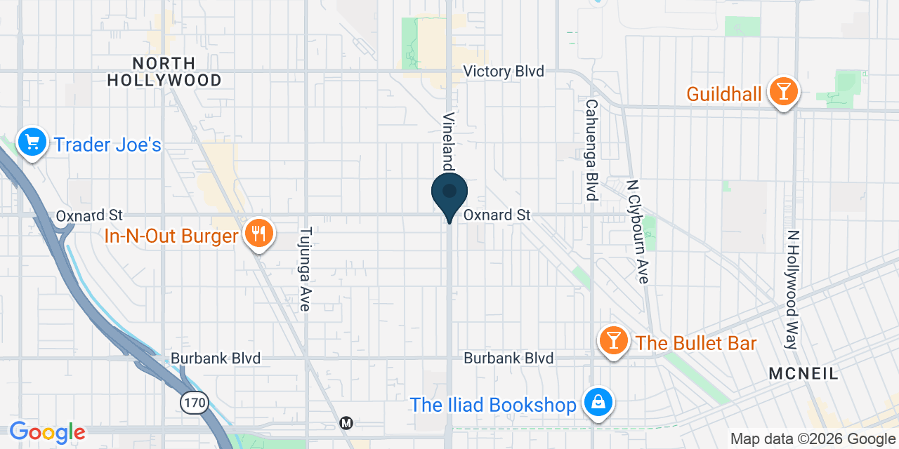 Map showing Los Angeles, Los Angeles County, CA
