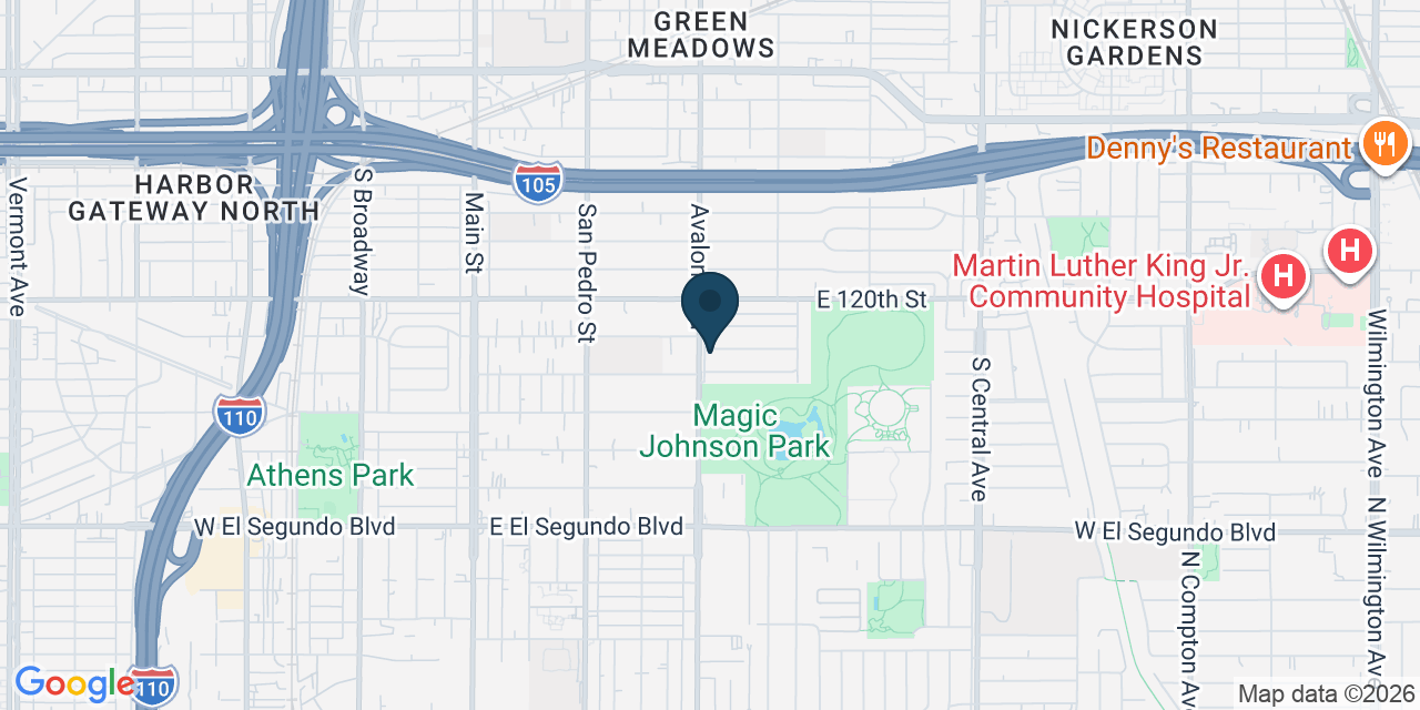 Map showing Los Angeles, Los Angeles County, CA